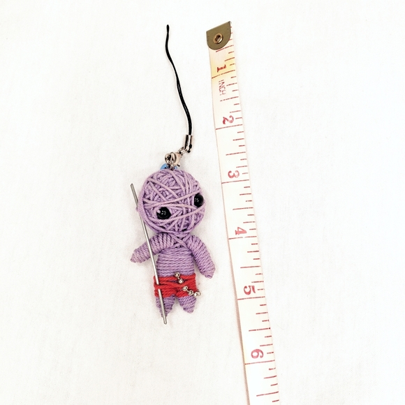 NEW Bad Boy 'Voodoo' Purple Red String Doll - Picture 6 of 6